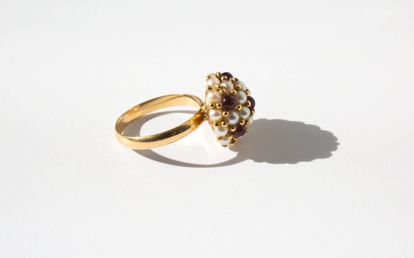 Kindred Black Burville Ring - 14k gold Kindred Black Burville Ring - 14k gold