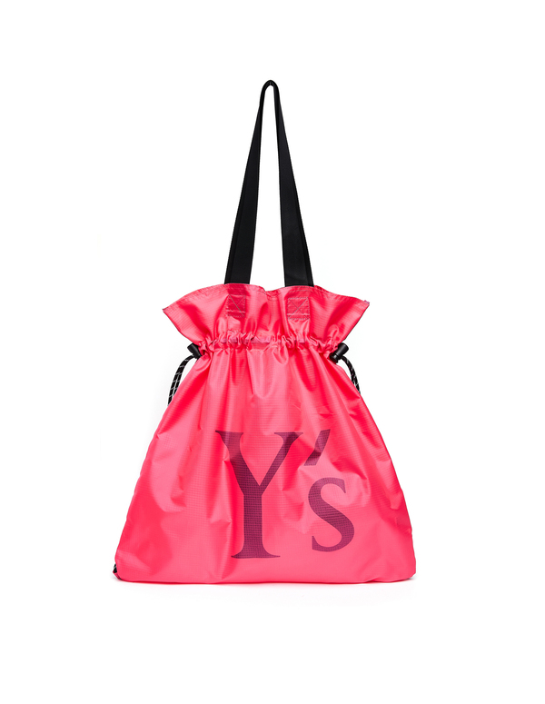 Y's Ripstop Nylon Logo Knapsack bag - Pink Y's Ripstop Nylon Logo Knapsack bag - Pink