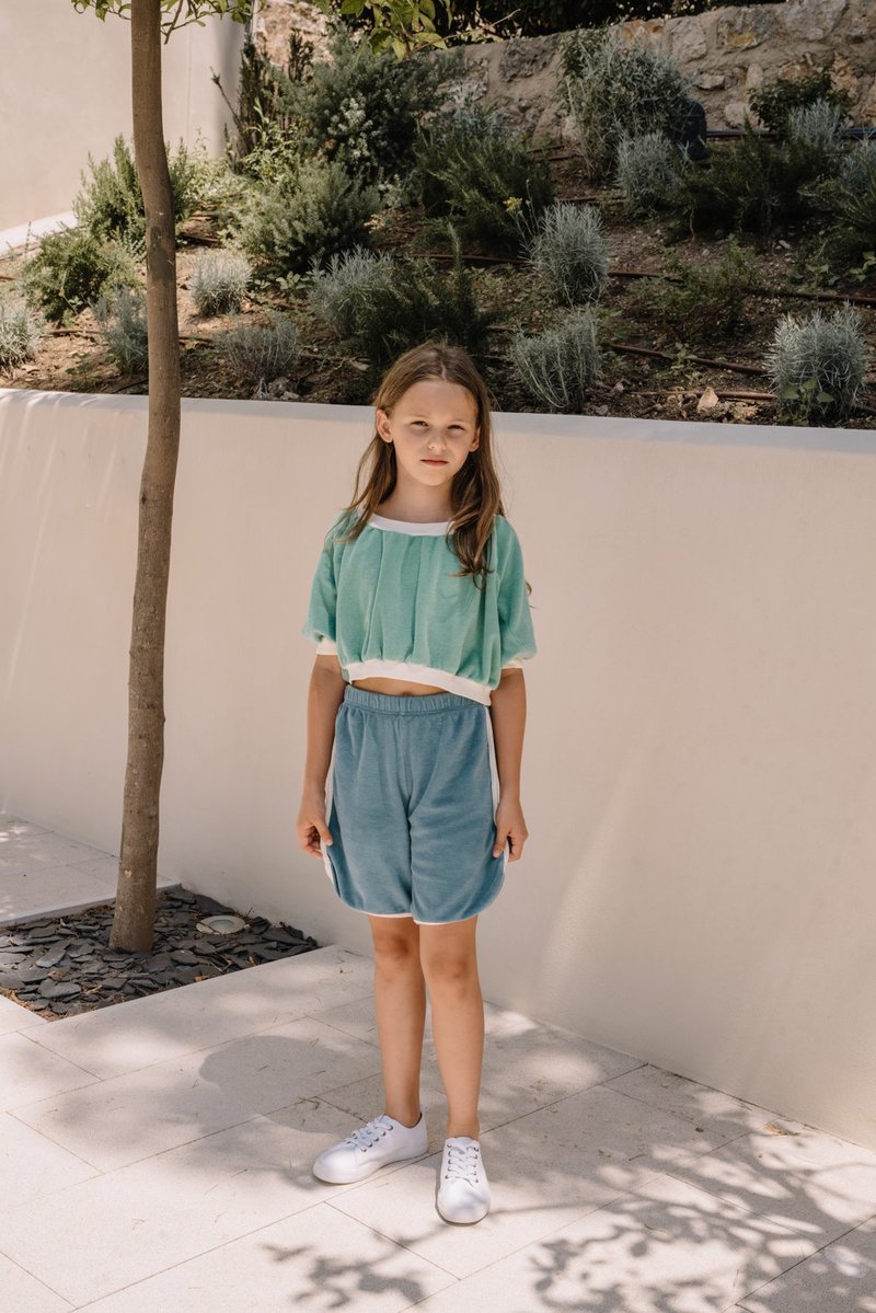 Kids We Are Kids Bob Bermuda Short - Tender Blue