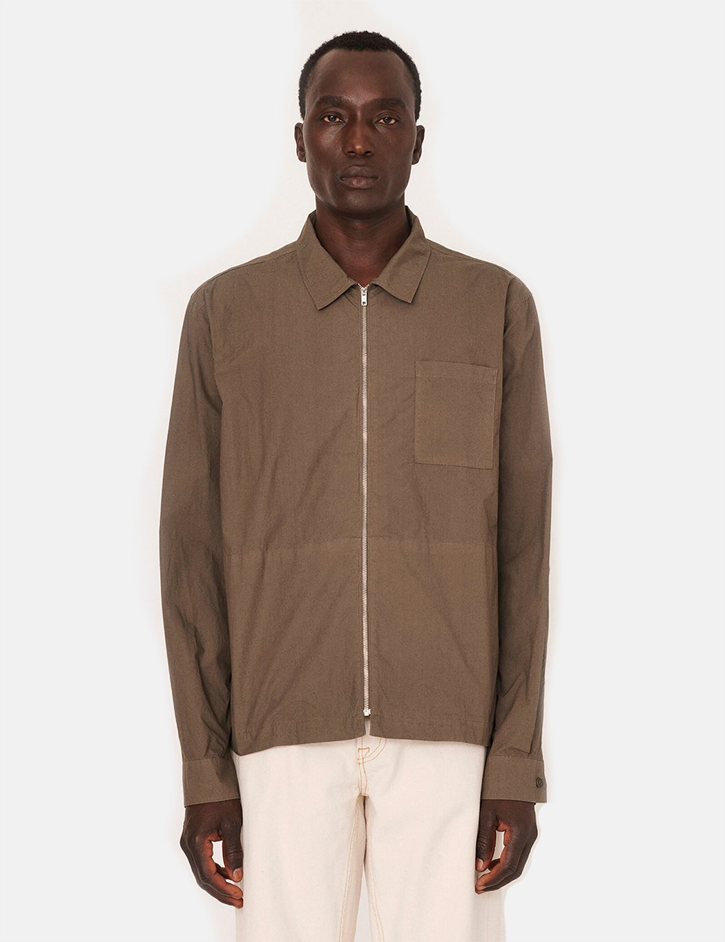 YMC-Bowie-Zip-Shirt---Olive- YMC-Bowie-Zip-Shirt---Olive-