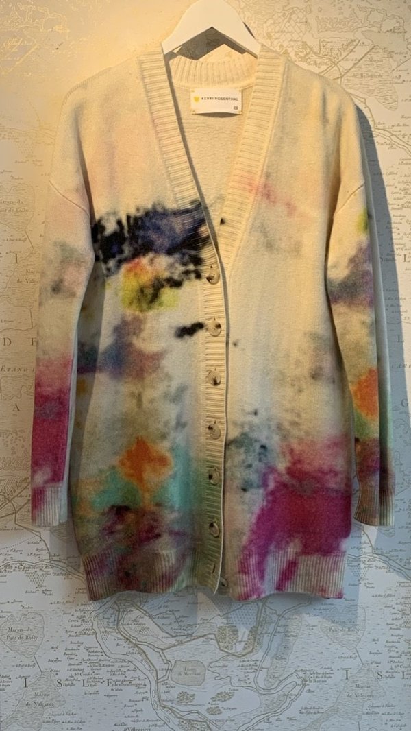 Kerri Rosenthal Jumbo Cashmere Cardigan - Multicolour Kerri Rosenthal Jumbo Cashmere Cardigan - Multicolour