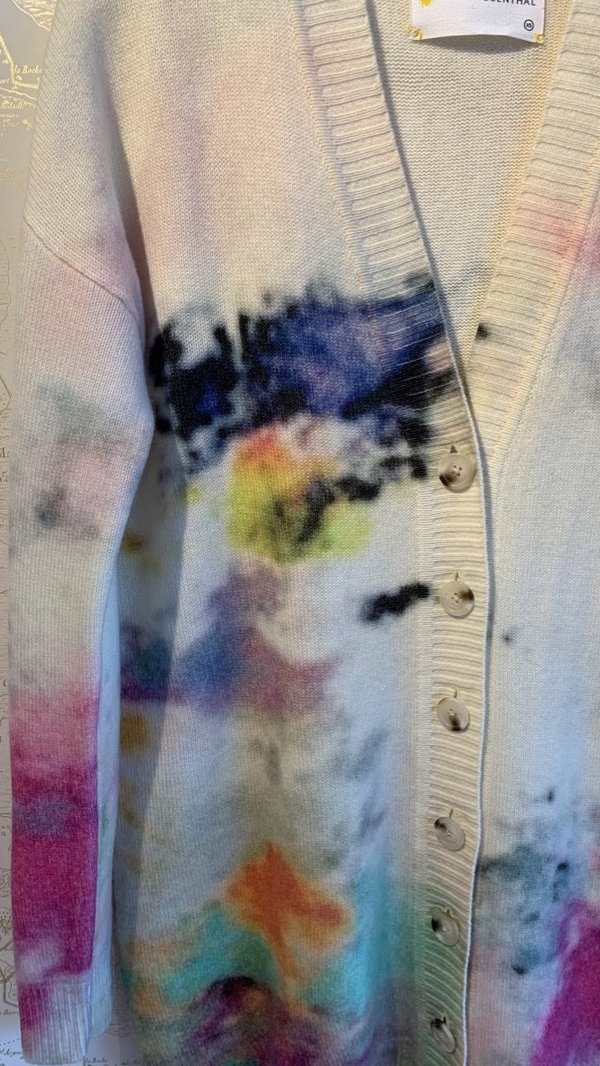 Kerri Rosenthal Jumbo Cashmere Cardigan - Multicolour Kerri Rosenthal Jumbo Cashmere Cardigan - Multicolour