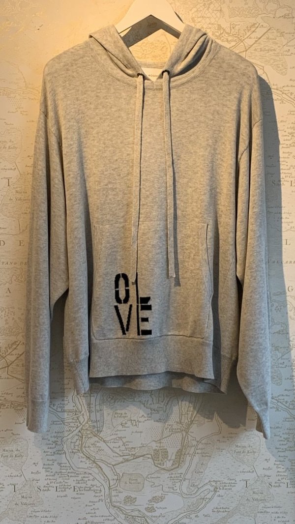 Kerri Rosenthal Olive You Love Hoodie - Gray Kerri Rosenthal Olive You Love Hoodie - Gray