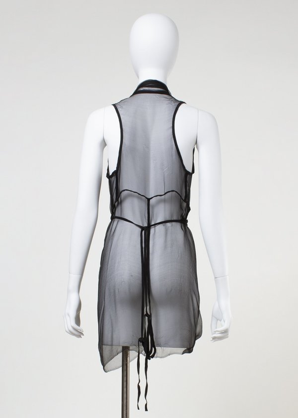 complexgeometries ARCHIVE no.38 wrap top - black complexgeometries ARCHIVE no.38 wrap top - black