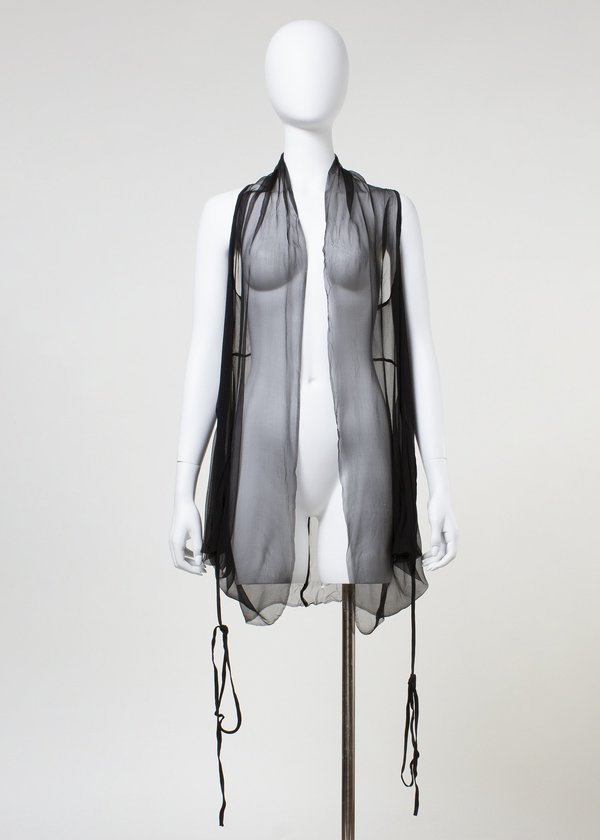 complexgeometries ARCHIVE no.38 wrap top - black complexgeometries ARCHIVE no.38 wrap top - black