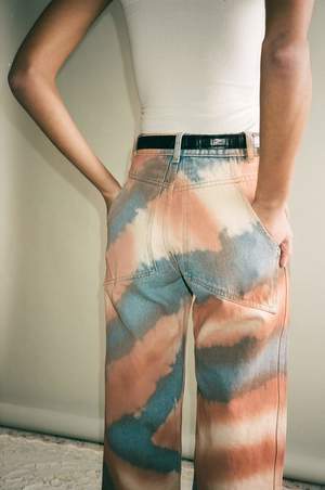 ECKHAUS LATTA Dune Spray Wide Leg Jean ECKHAUS LATTA Dune Spray Wide Leg Jean