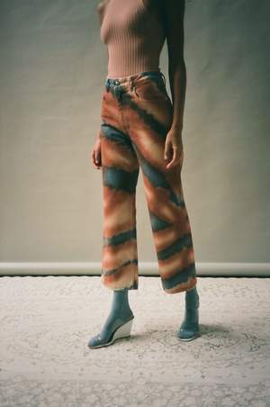 ECKHAUS LATTA Dune Spray Wide Leg Jean ECKHAUS LATTA Dune Spray Wide Leg Jean