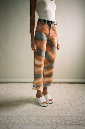ECKHAUS LATTA Dune Spray Wide Leg Jean ECKHAUS LATTA Dune Spray Wide Leg Jean