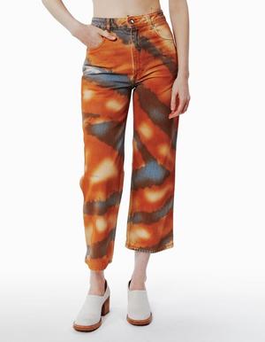 ECKHAUS LATTA Dune Spray Wide Leg Jean ECKHAUS LATTA Dune Spray Wide Leg Jean