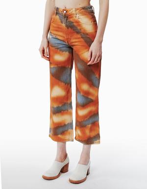 ECKHAUS LATTA Dune Spray Wide Leg Jean ECKHAUS LATTA Dune Spray Wide Leg Jean