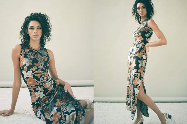 ECKHAUS LATTA Floral Shrunk Dress ECKHAUS LATTA Floral Shrunk Dress