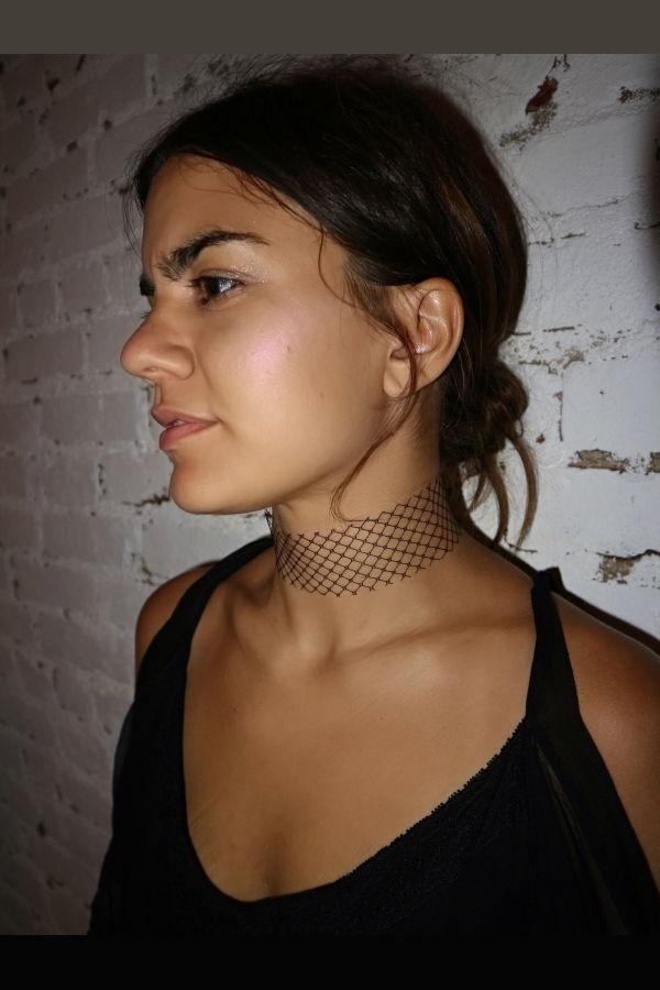 BreeLayne Netted Choker - Black