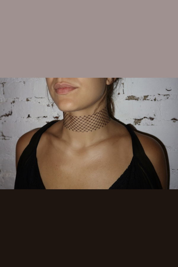 BreeLayne Netted Choker - Black