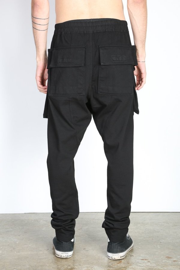 Rick Owens Creatch Cargo - Black | Garmentory