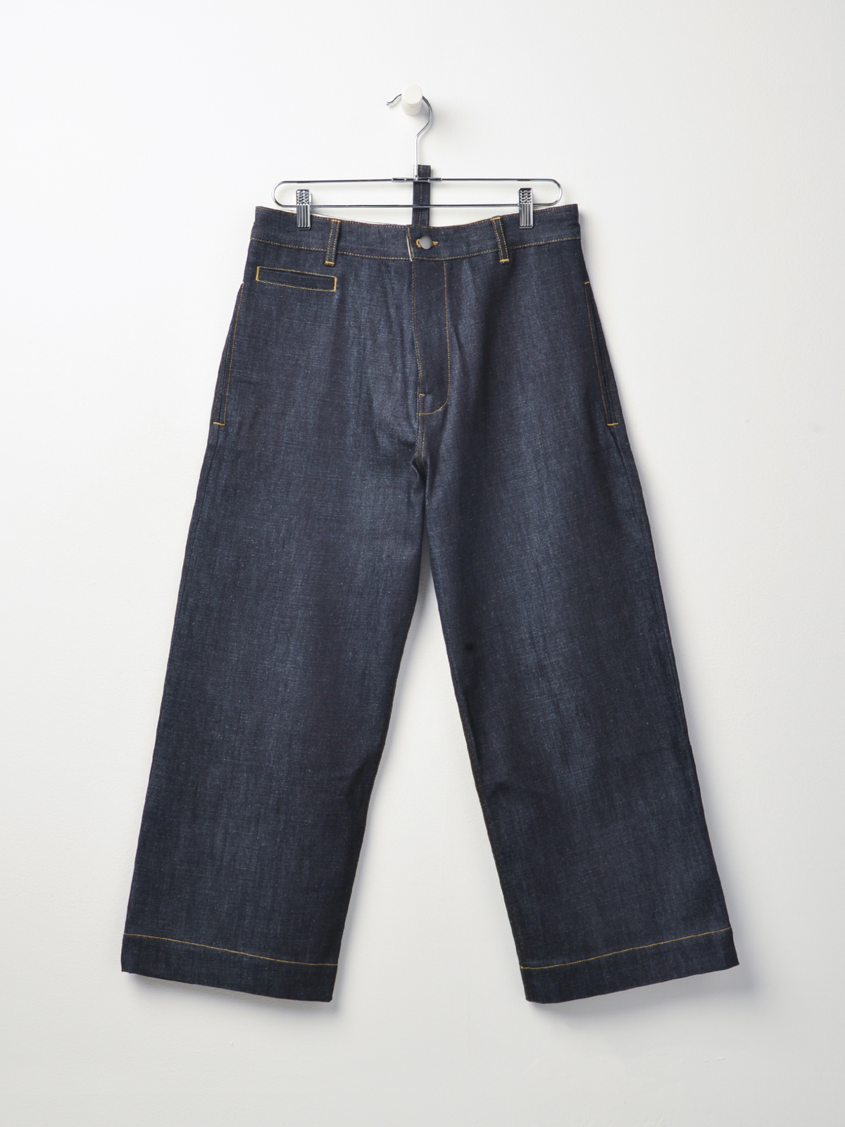 Studio Nicholson Selvedge Denim Pants - Suede-head Slack Indigo 