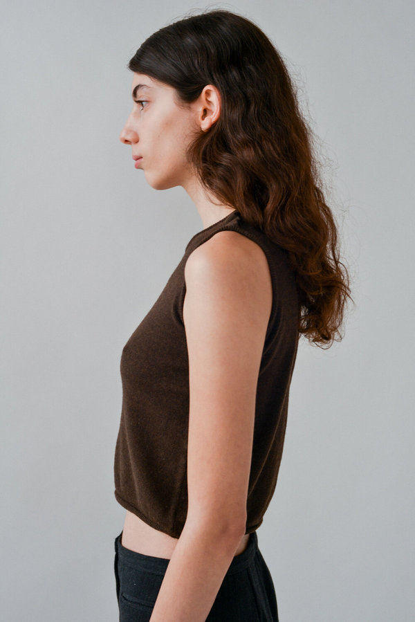 Miu Miu | Crop Sweater Tank Miu Miu | Crop Sweater Tank