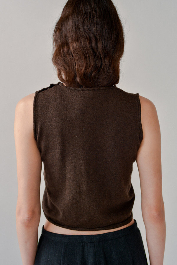 Miu Miu | Crop Sweater Tank Miu Miu | Crop Sweater Tank
