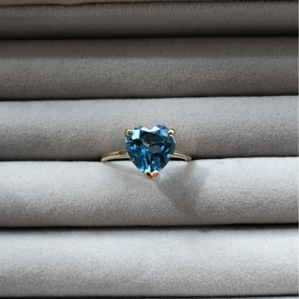 Blue Topaz & 14K Yellow Gold Blue Topaz & 14K Yellow Gold