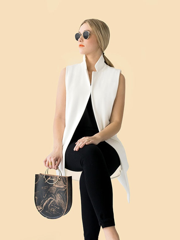 Future Glory Midi in Black Gold Marble Future Glory Midi in Black Gold Marble
