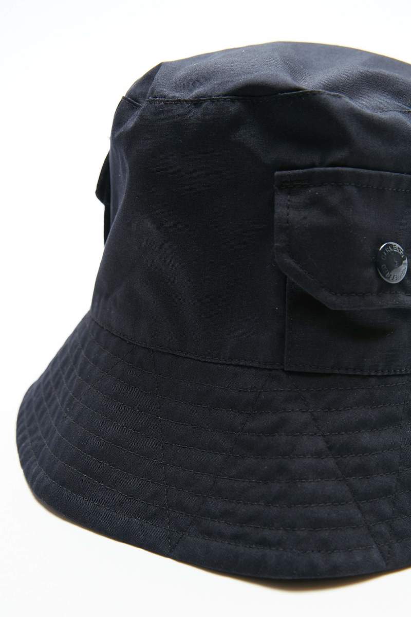 Engineered Garments PC Poplin Explorer Hat - Dark Navy | Garmentory