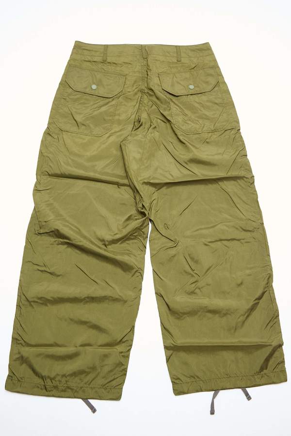 Engineered Garments Nylon Micro Ripstop Over Pant - Olive | Garmentory