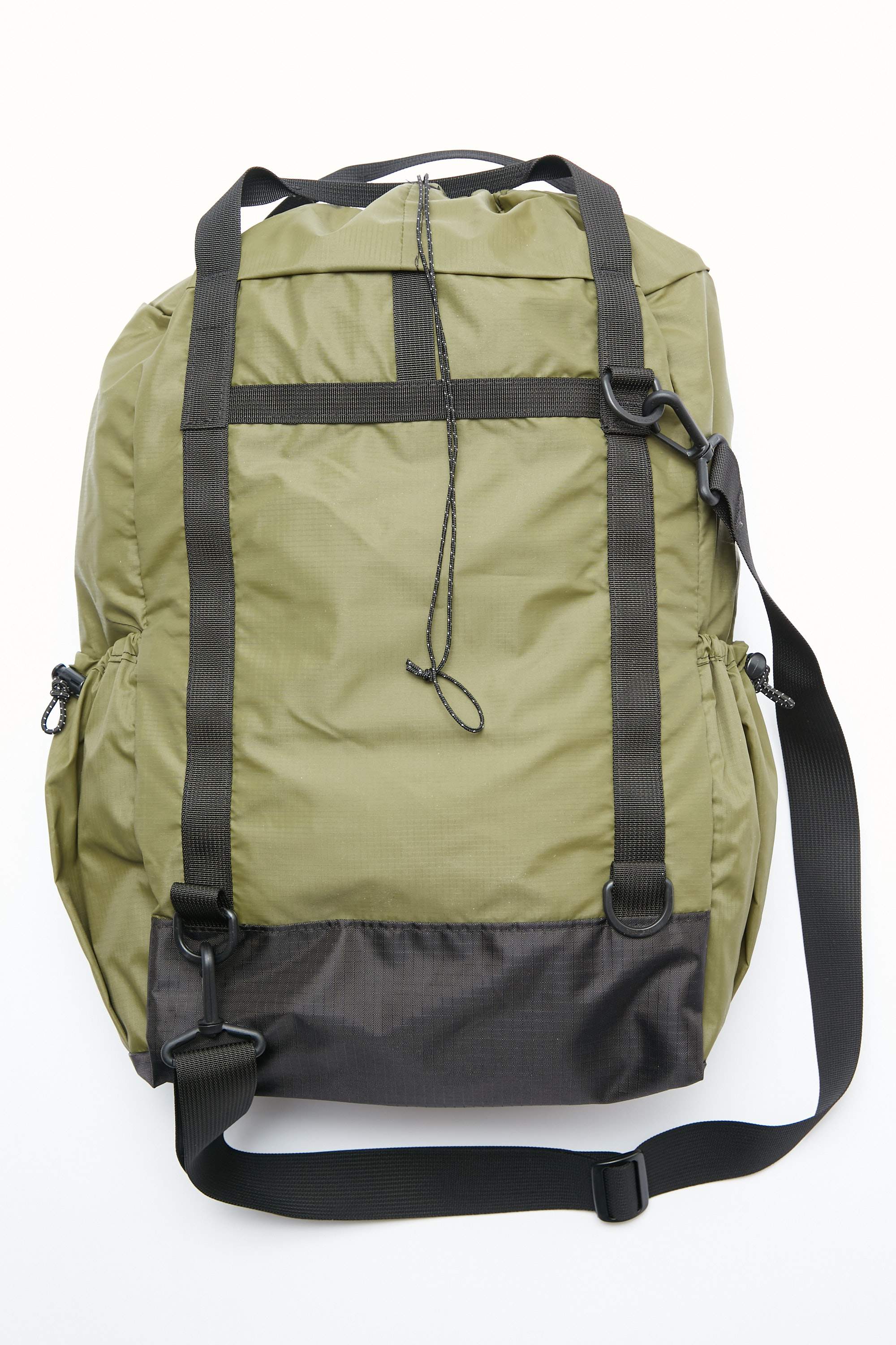 Engineered Garments UL Nylon Ripstop 3 Way Bag Olive Garmentory