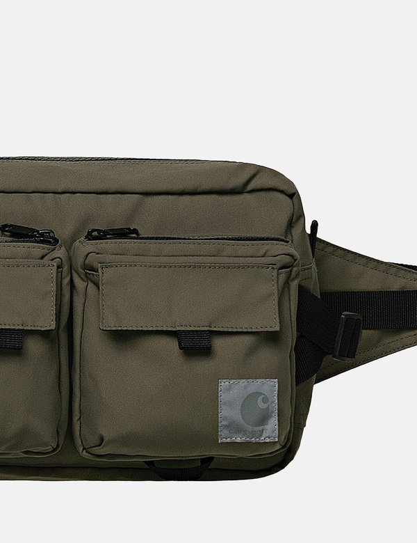 Carhartt-WIP WIP Elmwood Hip Bag - Moor Green Carhartt-WIP WIP Elmwood Hip Bag - Moor Green