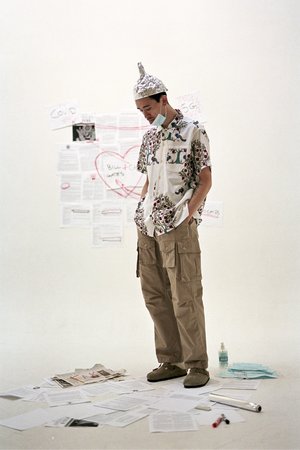 Engineered Garments Cotton Lawn Camp Shirt - Natural Peacock Print Engineered Garments Cotton Lawn Camp Shirt - Natural Peacock Print