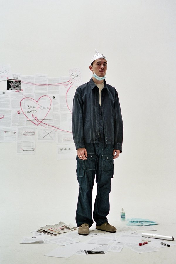 Engineered Garments Claigton Jacket - Dark Navy Nyco Gangster