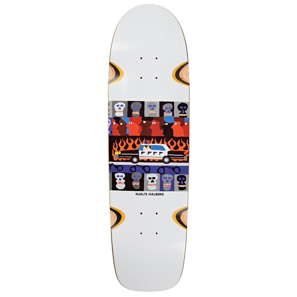 Polar Skate Co. Hjalte Halberg Abuse Of Power Surf Shape Deck Polar Skate Co. Hjalte Halberg Abuse Of Power Surf Shape Deck