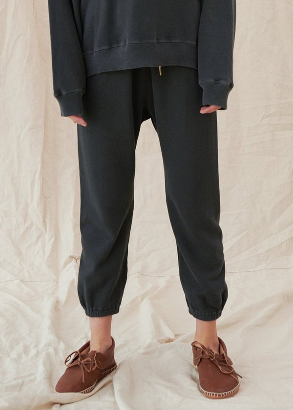 The Great Stadium Sweatpant Washed Black Garmentory