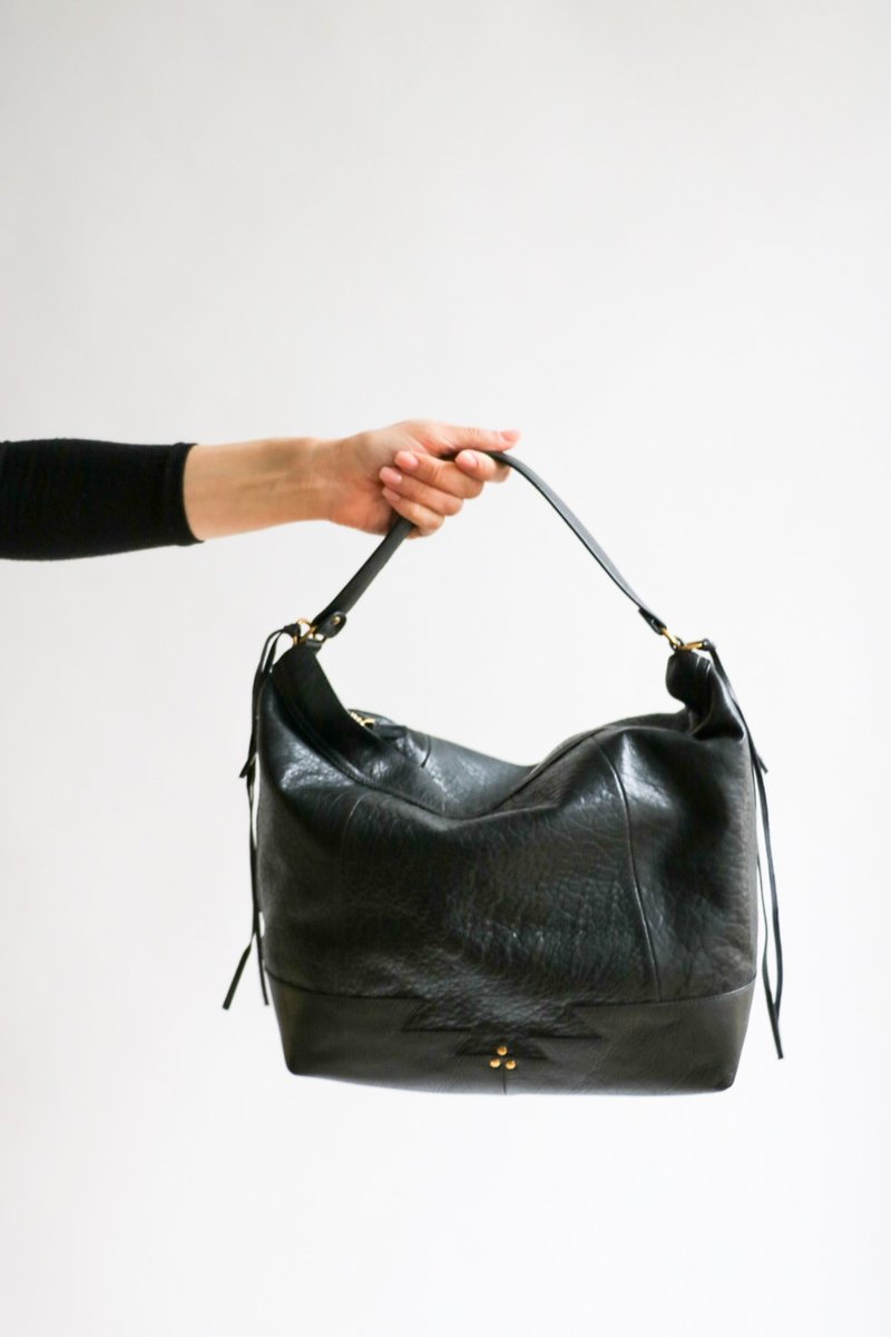pre-loved] Jerome Dreyfuss Roger Shoulder Bag - Black