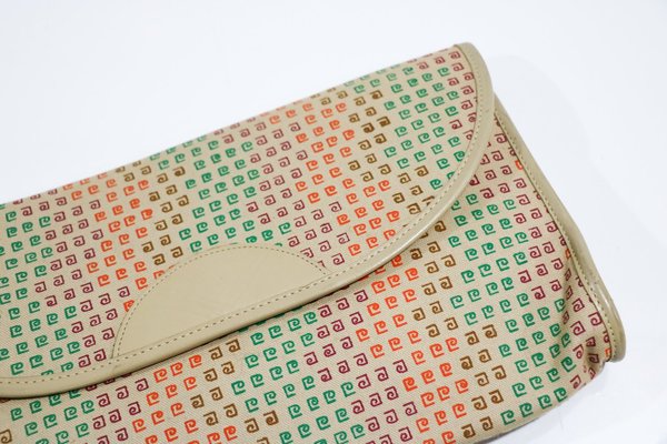 Vintage Pierre Cardin Logo Envelope Clutch - Beige Vintage Pierre Cardin Logo Envelope Clutch - Beige