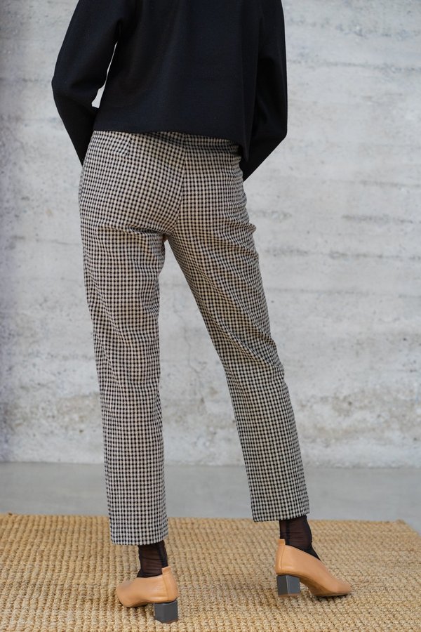 Waltz Cigarette Trousers - Checked Wool Waltz Cigarette Trousers - Checked Wool