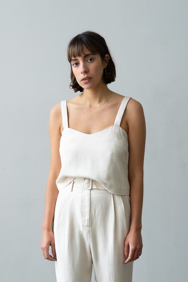 Waltz Wave Camisole - Ecru Waltz Wave Camisole - Ecru