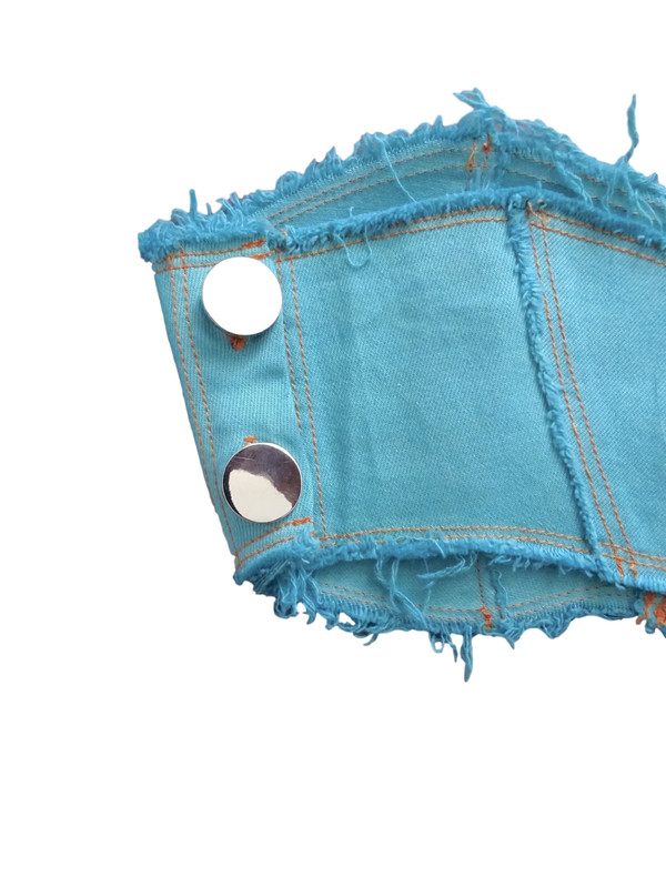 JH.Zane Denim Melted Bra Top - Blue Denim JH.Zane Denim Melted Bra Top - Blue Denim
