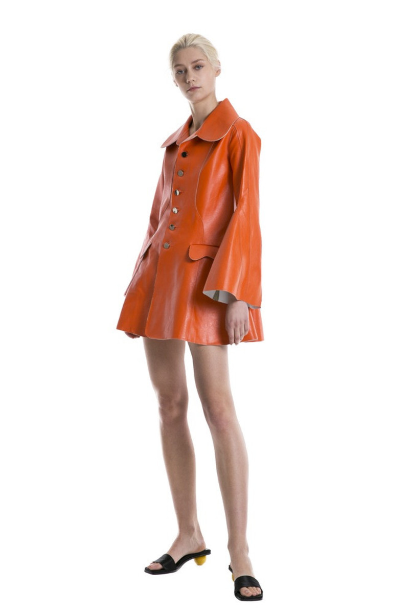 アトリエGG Twiggy coat JH.Zane Twiggy Coat - Orange | Garmentory