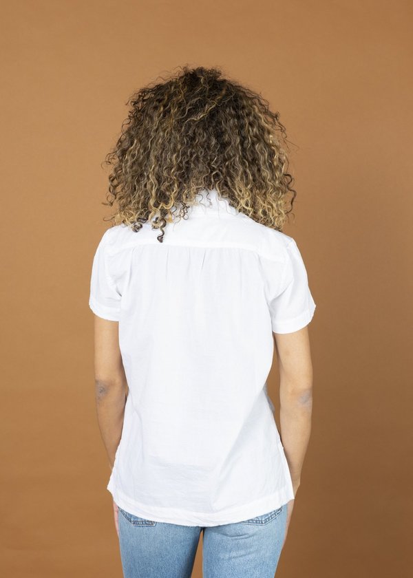 H+ Hannoh Wessel Cinzia Short Sleeve Shirt - white | Garmentory