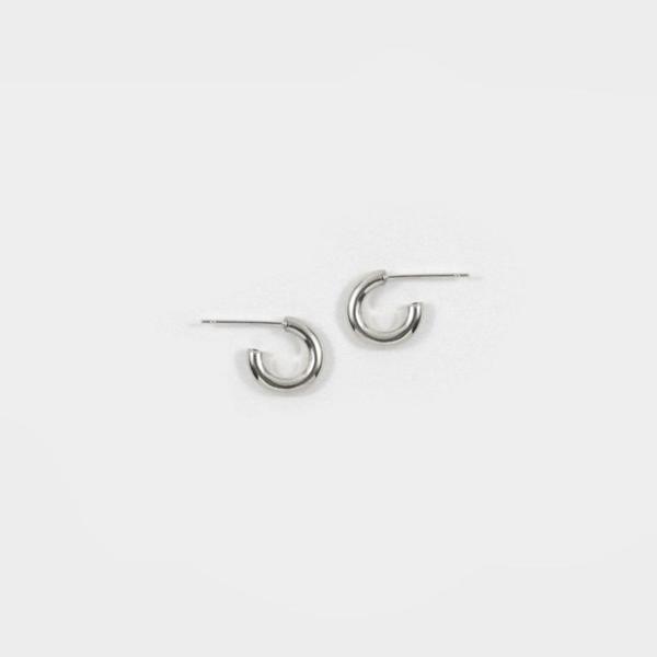 Merewif Lil Jane Hoops Earrings - Silver Merewif Lil Jane Hoops Earrings - Silver
