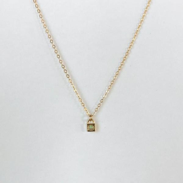 Merewif Loner Necklace - Opal/Gold Merewif Loner Necklace - Opal/Gold