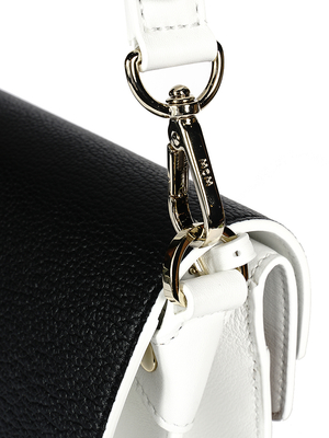 MCM PTRC VI LTHR BLOCK SHOULDER SML CB 001 bag - COGNAC/BLACK MCM PTRC VI LTHR BLOCK SHOULDER SML CB 001 bag - COGNAC/BLACK