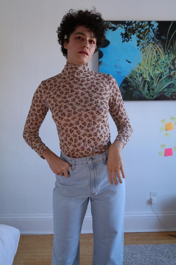 Hannah Isolde Laura Turtleneck top - Floral Hannah Isolde Laura Turtleneck top - Floral