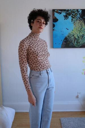Hannah Isolde Laura Turtleneck top - Floral Hannah Isolde Laura Turtleneck top - Floral