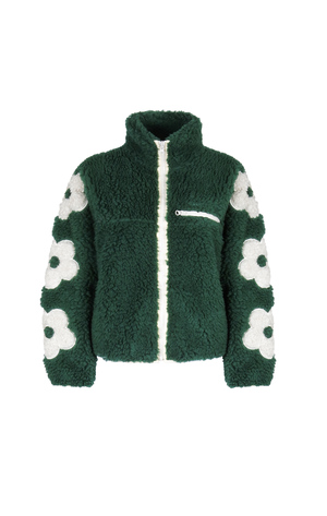 Sandy Liang Fleece Jacket - Grass Sandy Liang Fleece Jacket - Grass