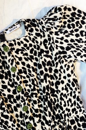 Batsheva Velvet Mini Dress - Leopard Batsheva Velvet Mini Dress - Leopard