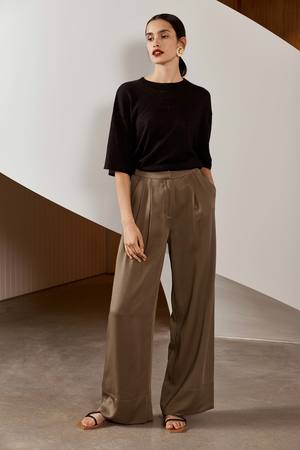 St. Agni Copain Linen Knit Tee - Black St. Agni Copain Linen Knit Tee - Black