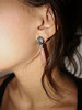 KVK Jewelry Petite Fossilized Woolly Mammoth & Moonstone Earrings - Thumbnail 2
