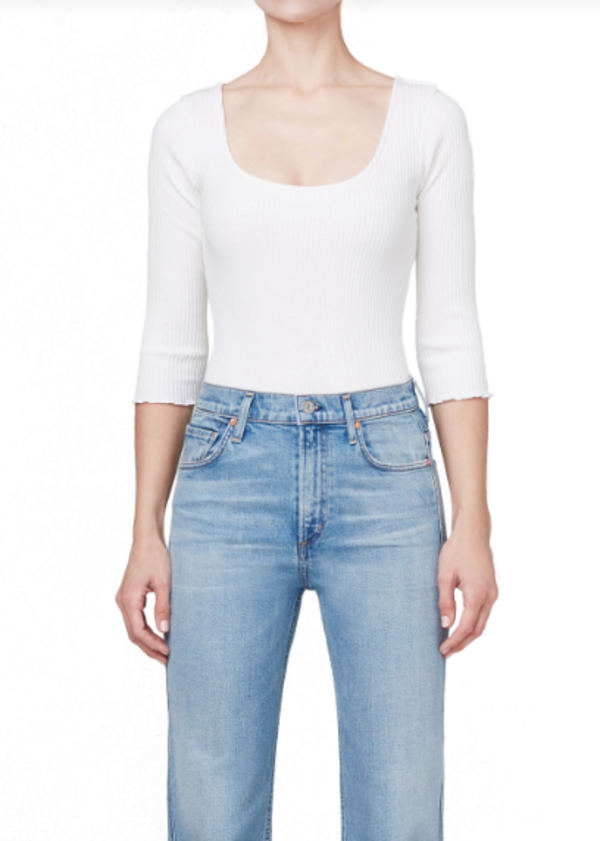 COH Aria Scoop Neck Bodysuit - Vanilla COH Aria Scoop Neck Bodysuit - Vanilla