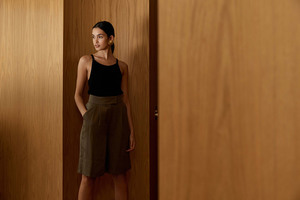 St. Agni Ode Tencel Shorts - Olive St. Agni Ode Tencel Shorts - Olive