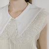 Serena Orlando Large Collar - White - Thumbnail 6